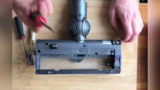 DYSON V6 head not spinning rotation brush bar fluffy       FIX
