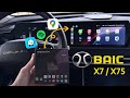 BAIC X7 X75 EU5 U5 Plus 2023-2025 CarPlay Google Waze Map Spotify WIZCAR T01 EasyConnection