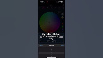 How to set a schedule in the Pixel dancer app for Minleon Permanent lighting