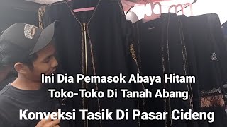 Ini Dia Pemasok Abaya dan Gamis Hitam Tanah Abang. Konveksi Tasikmalaya.