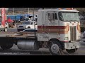 Trucks Spotting USA | Peterbilt Freightliner & others | Truck Engine Traffic Sounds