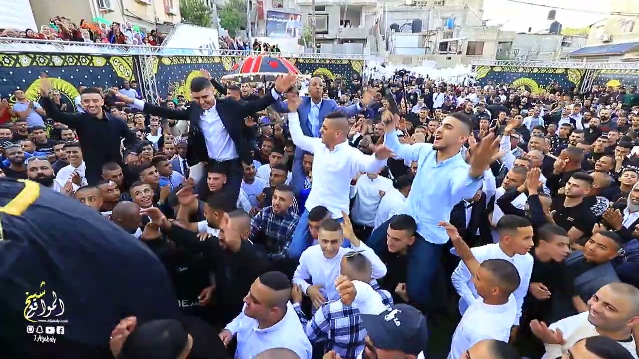 استقبال جماهيري ضخم 💥 الفنان هاني شوشاري 💥 مهرجان العريس انس العزة 💥 مخيم نورشمس 2022