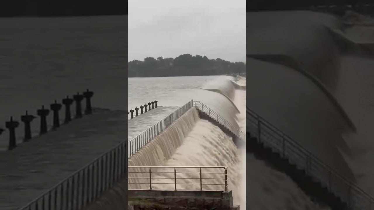 “pocharam project 2025 water flowing “