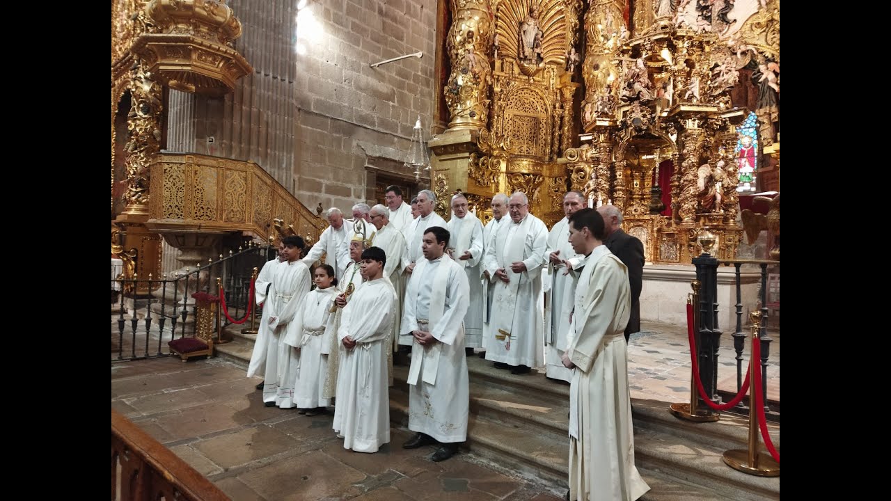 Festividad de San Rosendo en la iglesia de San Salvador de Celanova