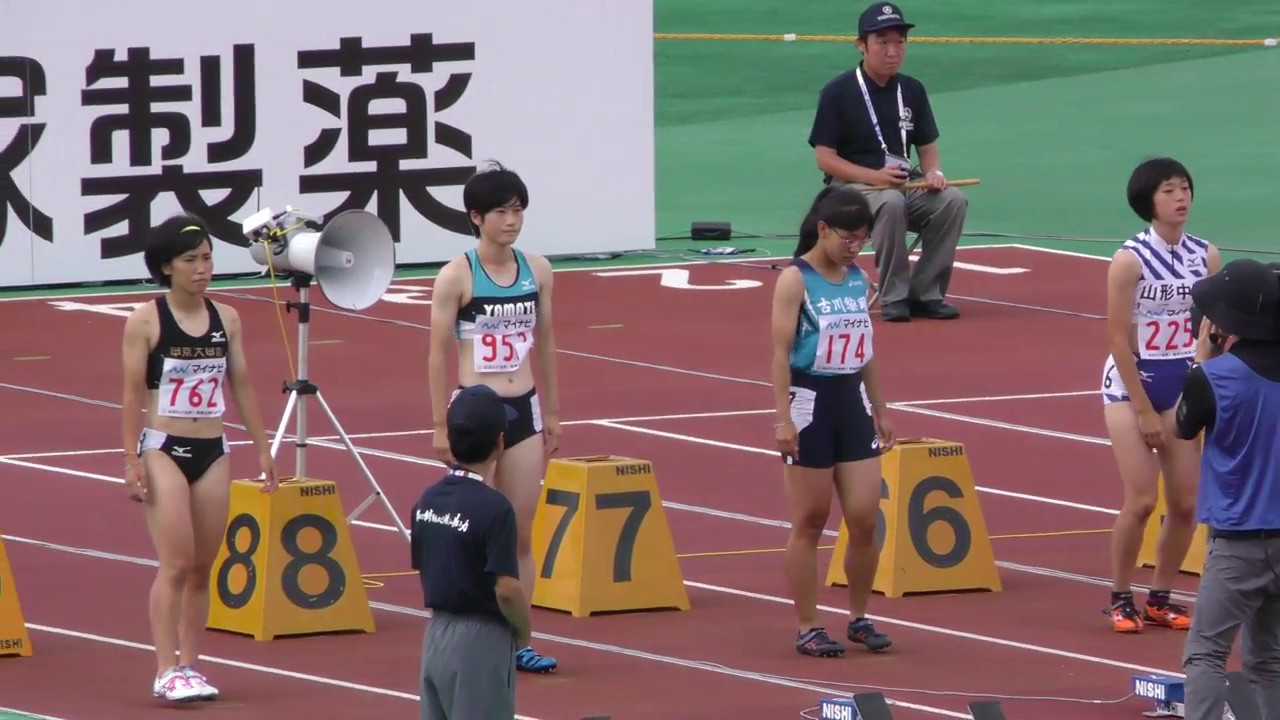山形インターハイ 女子100m 決勝 Youtube