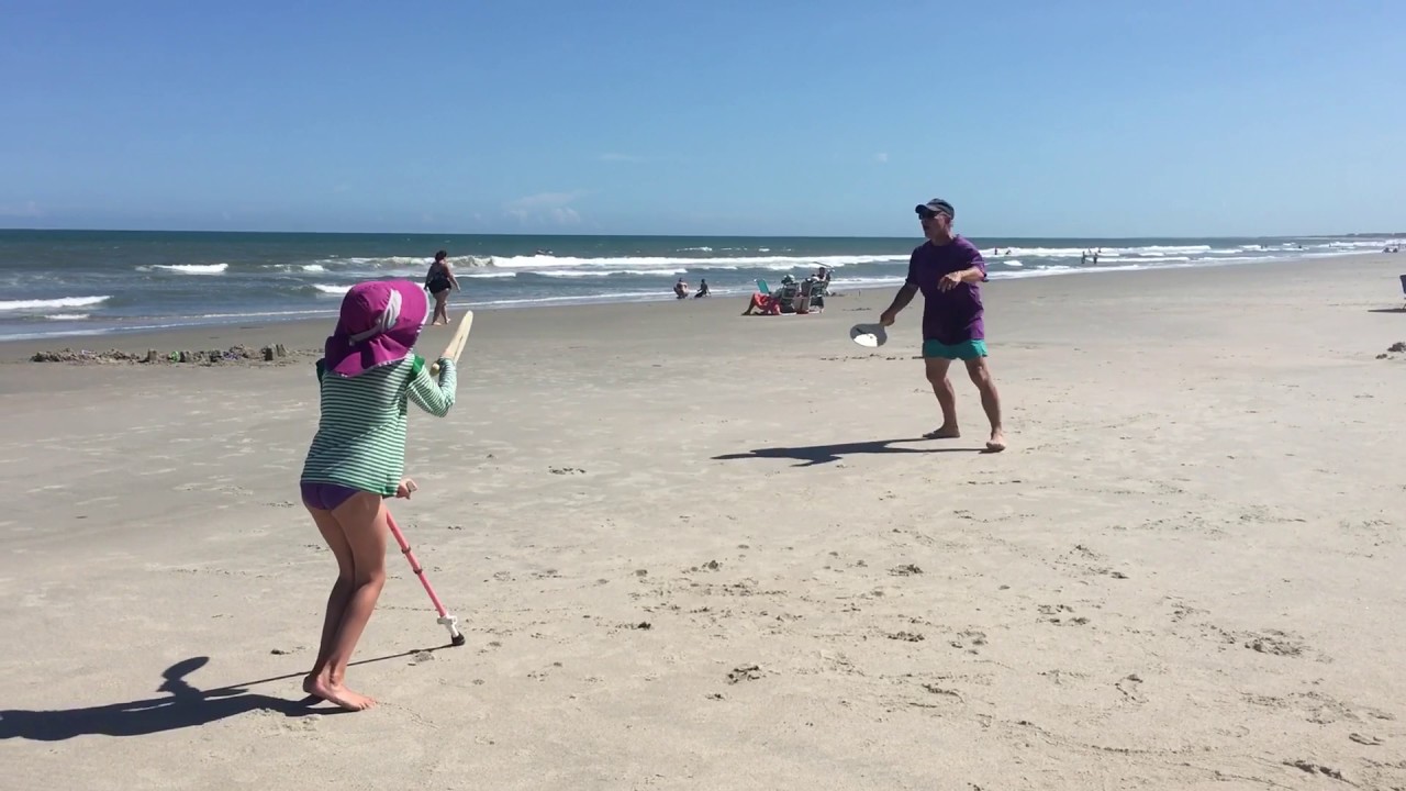 Beach paddleball YouTube