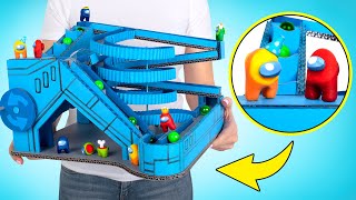 DIY AMONG US Murmelbahn aus Pappe