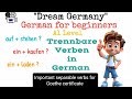 A1 Level German | Lesson 25 | Separable verb in German | Trennbare verben | Learn German online