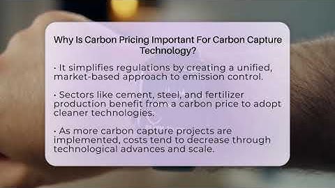 Why Is Carbon Pricing Important For Carbon Capture Technology? - Talking Tech Trends
