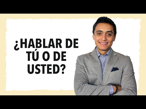 Video: Qué Hacer Cuando Se Habla De Usted