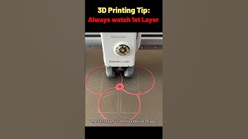 Always Watch the First Layer when #3dprinting