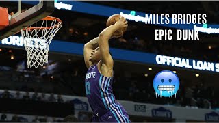 Miles Bridges Epic Poster Dunk!  (NBA top 10 plays of the night)