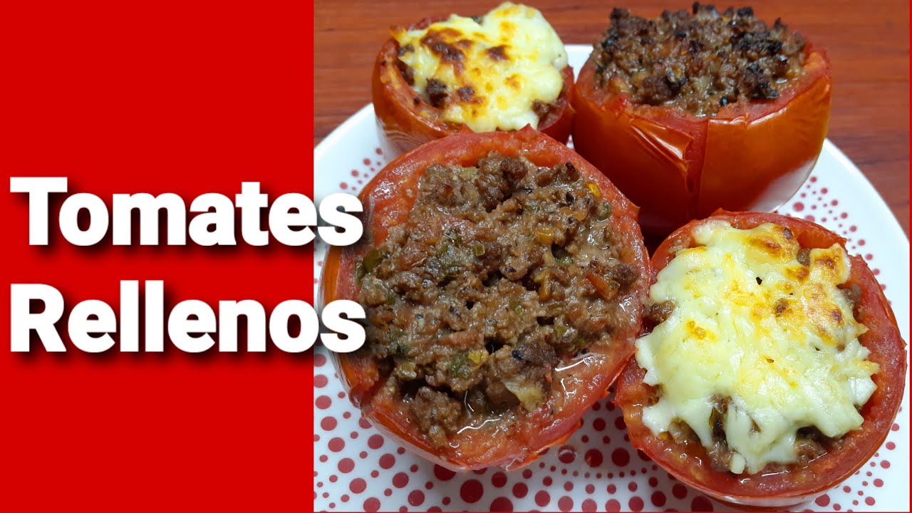 RECETA DE TOMATES🍅RELLENOS DE CARNE🥩Facíl| Dtodito con Cami