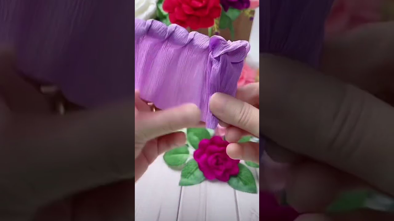 How To Make Paper Rose Flowers Handmade Diy Tutorial Craft Diyflowers Gift
