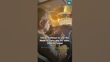 Union Minister Ashwini Vaishnaw Tries India’s Homegrown Mappls Navigation App!
