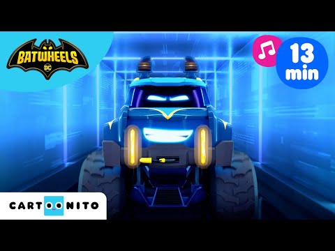 Batwheels - компилация | Запознай се със злодеите | Cartoonito | Музикални видеа | Анимация за деца