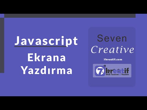 JavaScript İle Ekrana Yazdırma Nasıl Yapılır?