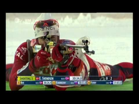 Biathlon-WM Einzel der Mnner in Khanty-Mansiysk 2011