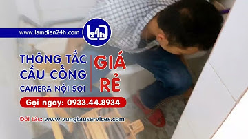 Thông tắc cầu cống, Camera nội soi - 01