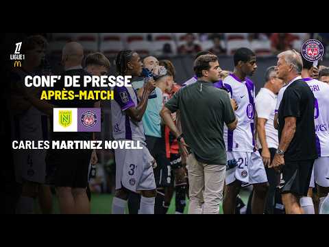 La conférence de presse de C.Martinez Novell après FC Nantes-TéFéCé, 34ème journée de Ligue 1