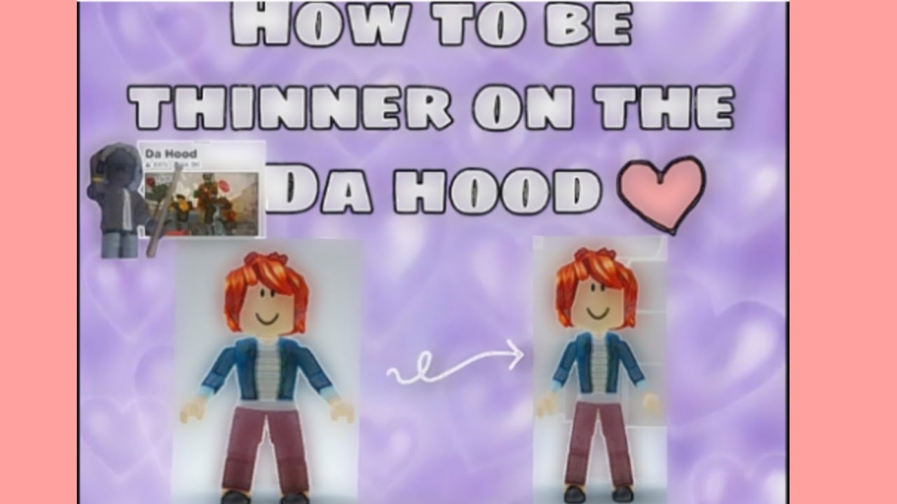 How to get skinny in Da hood (Roblox) | Da hood | cxramel | Tutorial