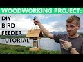 DIY BIRD FEEDER  //  Easy Woodworking Project