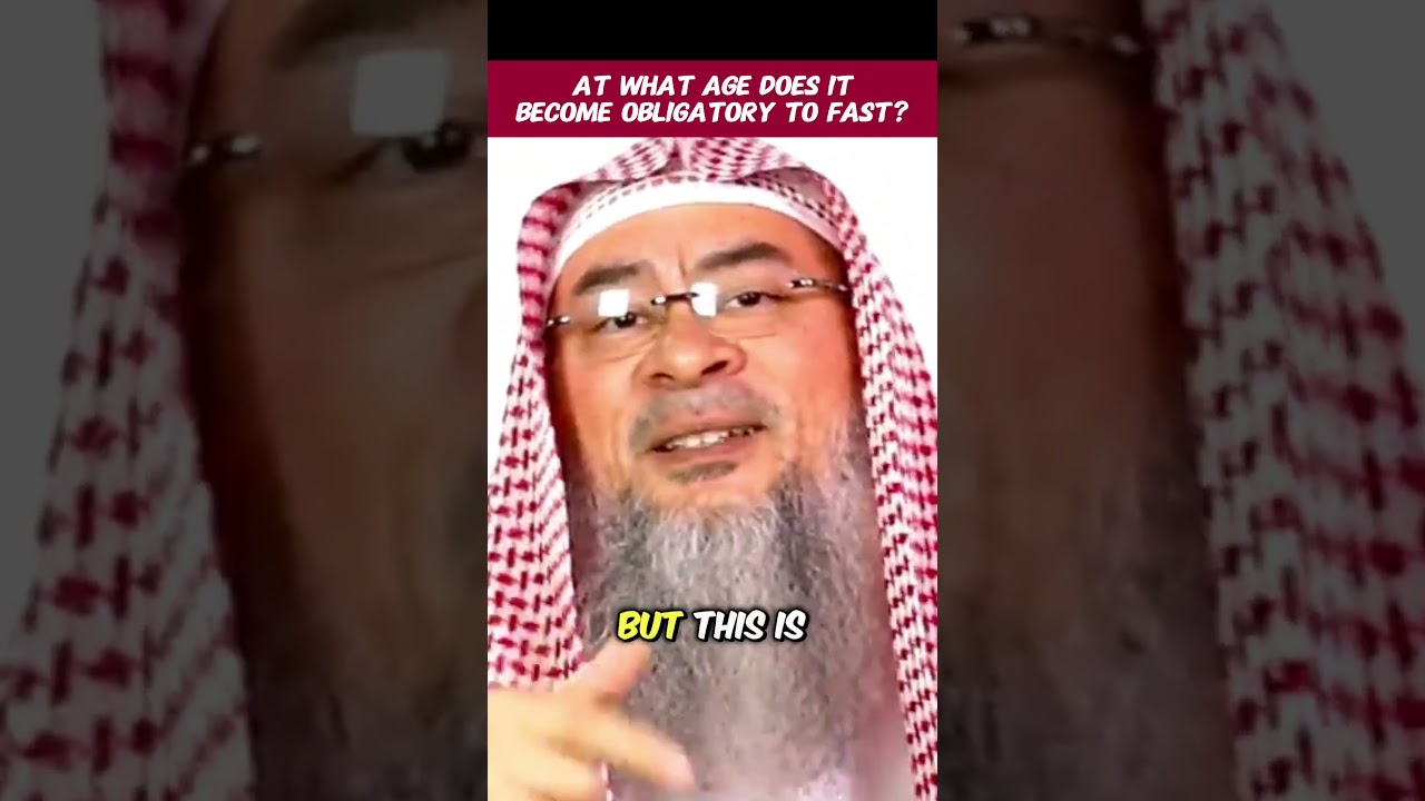 At what age does it become obligatory to fast? 