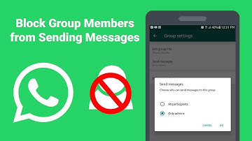 How to block group members from sending messages in WhatsApp Group