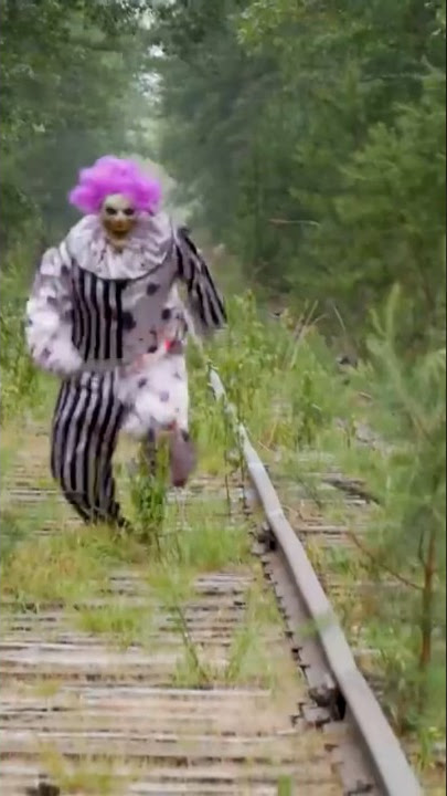 Hugz the Clown Chases us on Abandoned Rail Road Tracks