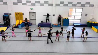 Cheer Camp Routine Practice