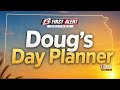 Doug's Day Planner 10/9/26: Summer like heat through Monday, rain Tue/Wed