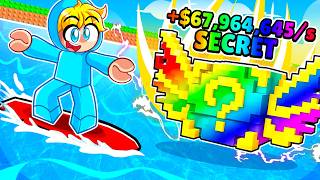 SURFUJE NA DESCE PO NAJLEPSZE LUCKY BLOCKI w Roblox!