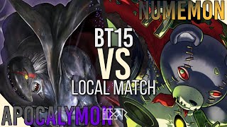 Apocalymon (Full Power) vs Numemon Swarm [Digimon TCG BT15 Local Match] Match Commentary