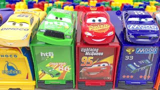Cars Toys Lightning Mcqueen Color Truck and Minicar Learn Colors