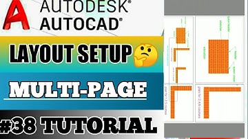 how to do page setup in a layout in autocad | layout in autocad