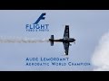 Aude Lemordant Breitling Aerobatic World Champion on Extra 330SC