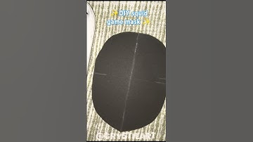 Diy squid game mask #diy #music #art #craft #squidgame #ytshorts