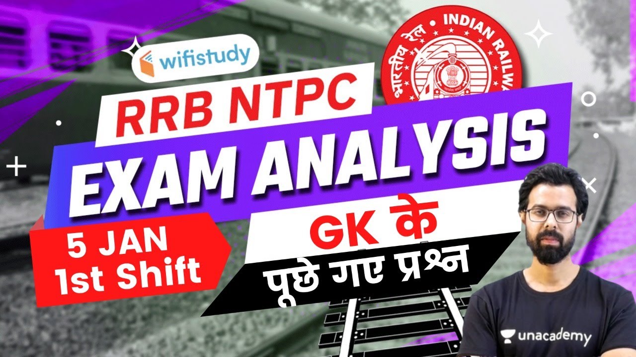 RRB NTPC Exam Analysis (5 Jan 2021, 1st 