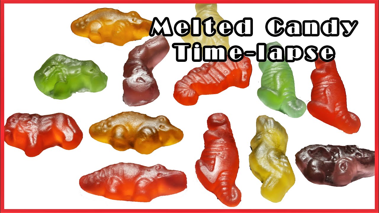 Melted Candy Time Lapse - #Melting process of candies - YouTube