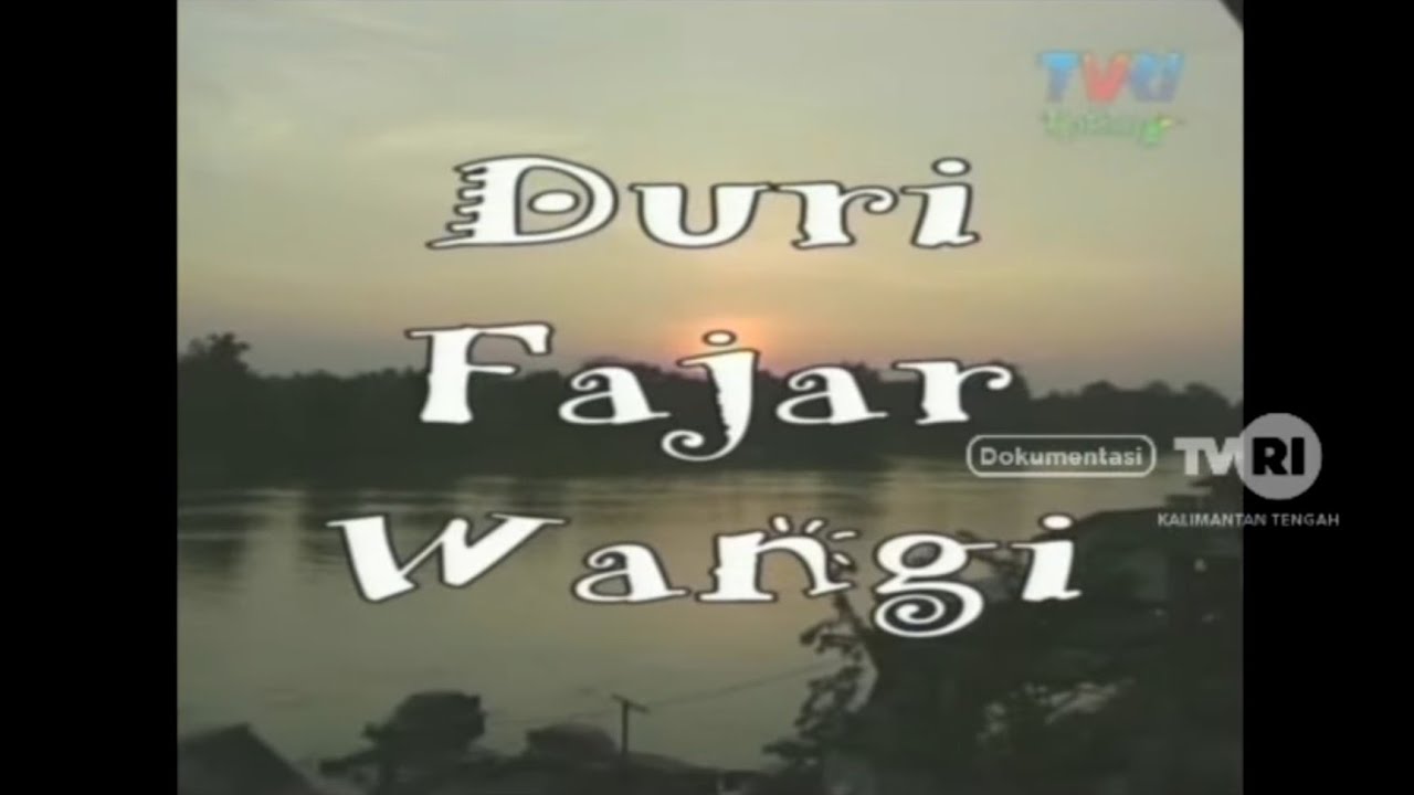 Duri Fajar Wangi, acara televisi 𝘵𝘪𝘥𝘢𝘬 𝘥𝘪𝘬𝘦𝘵𝘢𝘩𝘶𝘪 Ep. ? | TVRI Kalteng 2005