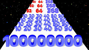 Number Rush 2048 - Merge & Run Level Up Satisfying ASMR Gameplay (Math Games, 01)