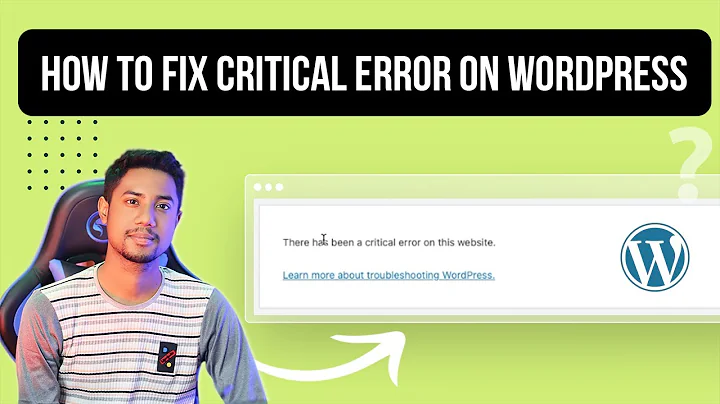 How to fix There has been a critical error on this website on the new website | Expert Azi