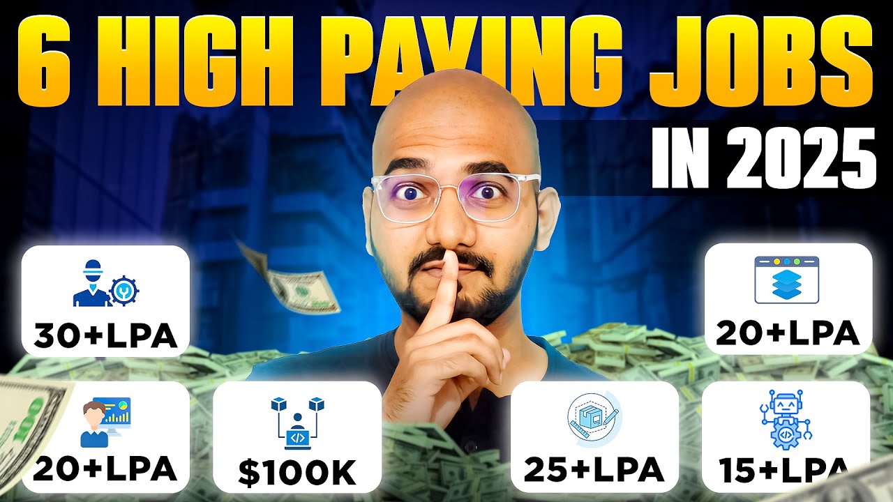 6 High Paying Jobs for 2025 You Can Start Planning For!🤯 | in Tamil | Thoufiq M