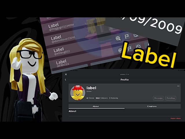 quem é Label?#horror #roblox #label #hacker