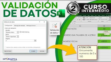 CÓMO VALIDAR DATOS EN EXCEL (Nueva Versión)