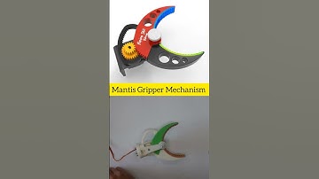 Mantis Gripper Mechanism!! | Mechanical Mechanism| #chairidesign #engineering #technology #mechanism