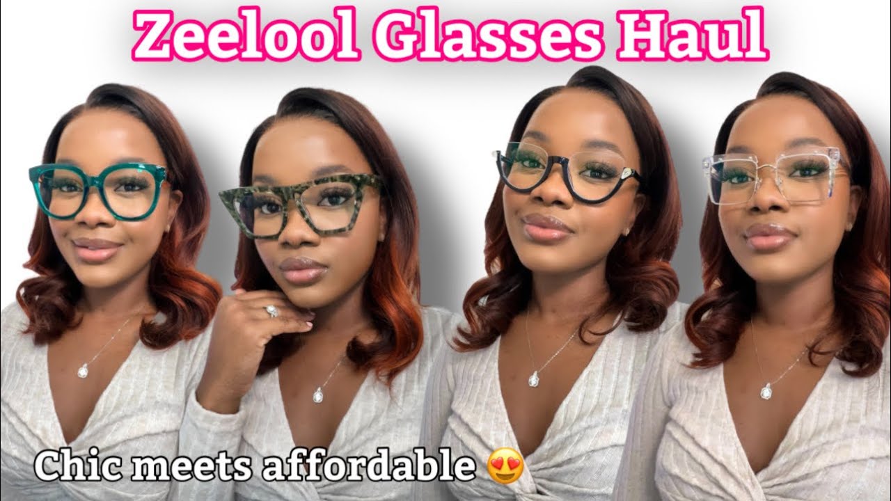 *must try* Trendy Glasses Haul with super Affordable Glasses Ft Zeelool