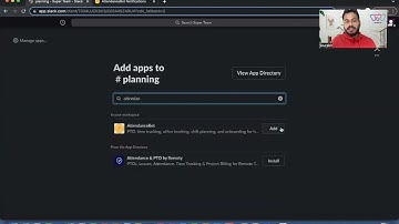 AttendanceBot | allowing notifications on a Slack channel