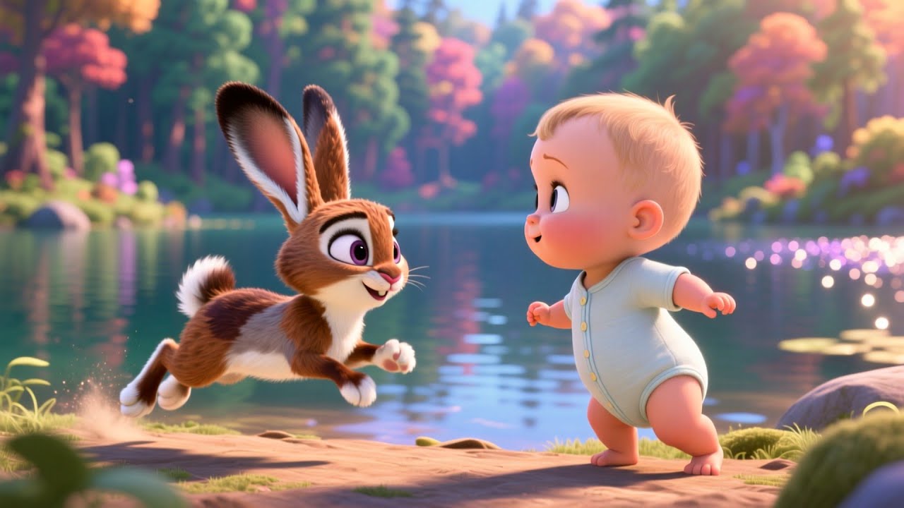 Rabbit Lake LearnABC 🐇📚 Fun ABC Learning Song for Kids | Learn Letters & Colors