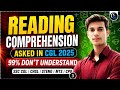 Challenging Level RC 😲 | SSC CGL, CHSL, MTS, CPO, STENOGRAPHER AND GD
